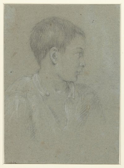 Italian Boy, Head Turned to the Right by Charles Joseph Natoire (possibly)