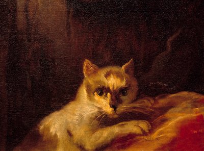 Mademoiselle de Charolais (detail) by Charles Joseph Natoire