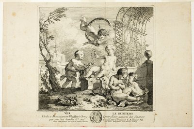 Spring, Plate One from Le Quatre Saisons by Charles Joseph Natoire