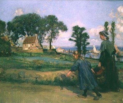 Returning Home by Charles Jules Duvent