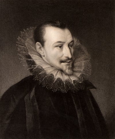 Portrait of Edmund Spenser by Charles Knight