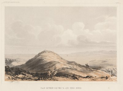 Plain Between Kah Wee Ya and Kings Rivers, Litho by A. Hoen & Co. by Charles Koppel