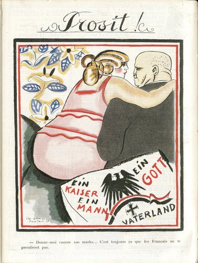 Illustration of Chas-Laborde (1886-1941) in Le Rire by Charles Laborde