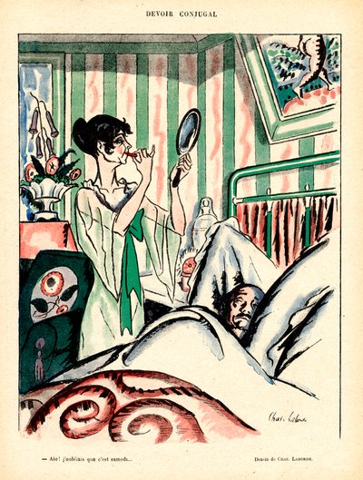 Red Laughter, Satirical in Colors by Charles Laborde