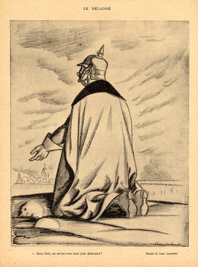 Red Laughter, Satirical in B & W by Charles Laborde