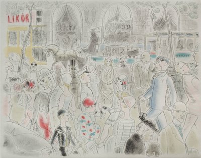 Streets and Fares of Berlin: Under the Linden Trees by Charles Laborde