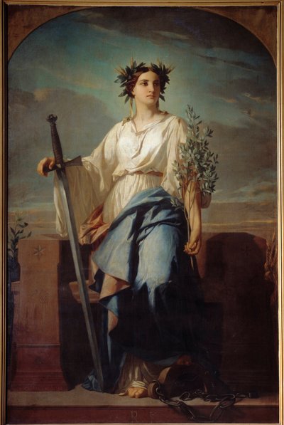 Allegoric Representation of the Republic by Charles Landelle