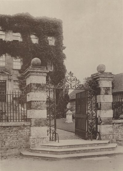 An Entrance Gate at Salisbury by Charles Latham