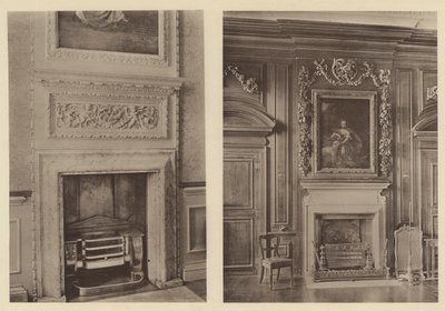 Belton House, Grantham, Two Chimney Pieces by Charles Latham