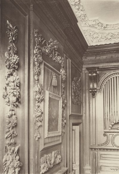 Belton House, Part of the Organ Gallery by Charles Latham