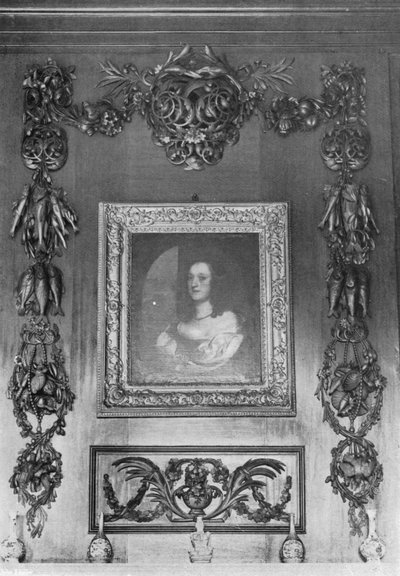 Carvings over the Hall Mantel by Charles Latham