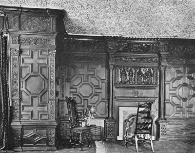 Details of the Carving and Plaster-Work in the Oak Room by Charles Latham