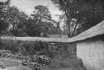 Garden Enclosed by Chalk Walls at Clouds by Charles Latham