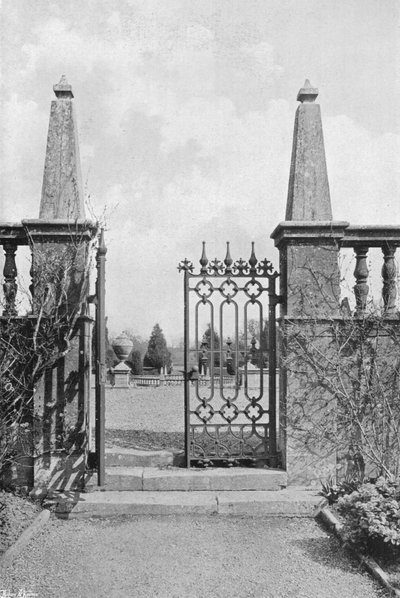 Garden Gates at Montacute by Charles Latham