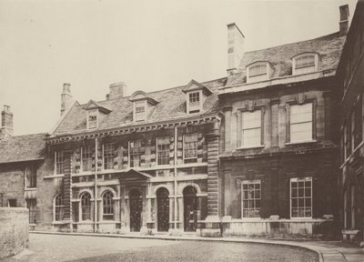 Houses at Stamford, Lincolnshire, St Marys Place by Charles Latham