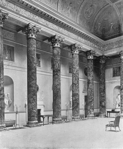 Kedleston Hall: The Marble Hall by Charles Latham