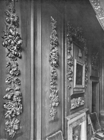 Masterpieces of Grinling Gibbons in the Chapel Gallery by Charles Latham