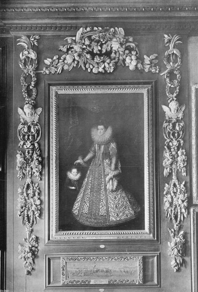 Portrait of the Archduchess Isabella at Hampton Court by Charles Latham