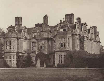 Swateley Hall, Uxbridge, the Entrance Front by Charles Latham