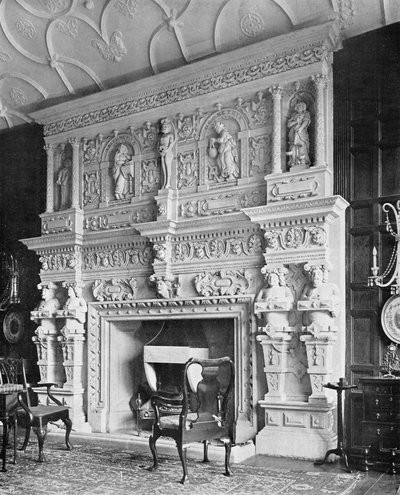 The Chimney-Piece in the Drawing Room, South Wraxall Manor (from 