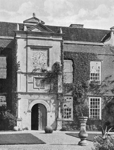 The Entrance to Rushbrooke Hall by Charles Latham