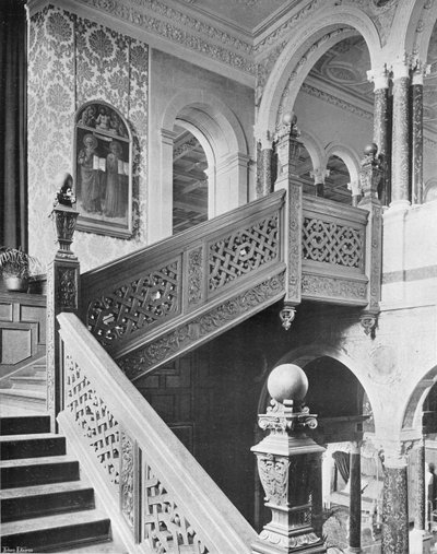 The Pierced Balustrades of the Grand Stairway by Charles Latham