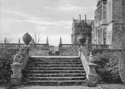 The Terrace Stairway from the Sunk Privy Garden by Charles Latham