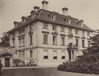 Thorpe Hall, Peterborough, the South Front by Charles Latham