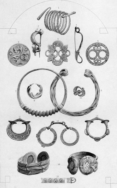 Celtic Relics. Personal Ornaments of Gold and Bronze, 1886 by Charles Lawrie