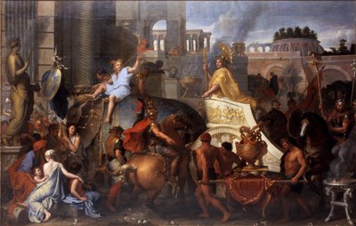 Alexander Entering Babylon by Charles Le Brun