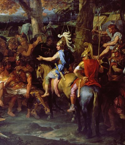 Alexander and Porus at the Battle of Hydaspes, c.1673 (detail) by Charles Le Brun