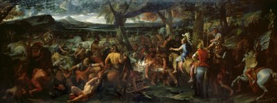 Alexander and Porus, at the Battle of Hydaspes by Charles Le Brun