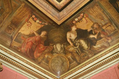 Ceiling of the Hôtel La Rivière (detail) by Charles Le Brun