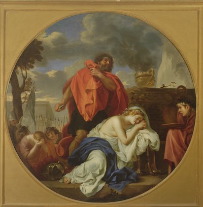 Jephthah About to Sacrifice His Daughter by Charles Le Brun
