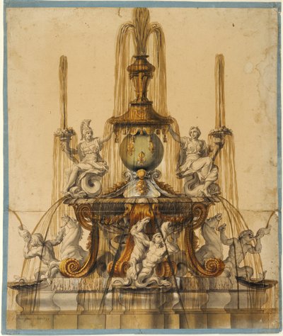 Proposal for a Fountain at Versailles by Charles Le Brun