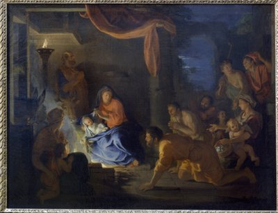 The Adoration of the Shepherds by Charles Le Brun