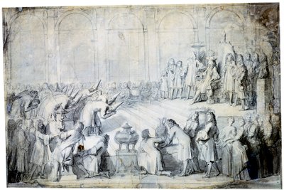 The Siamese Ambassadors before the King by Charles Le Brun