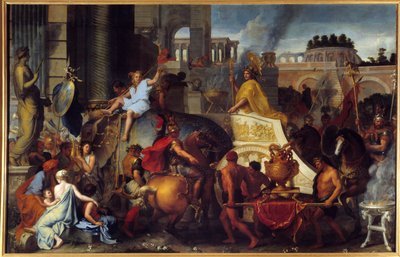 The Triumph of Alexander or Entry of Alexander the Great in Babylon by Charles Le Brun