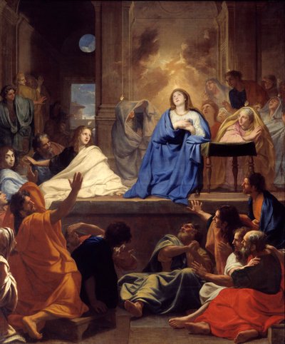 The Descent of the Holy Spirit by Charles Le Brun