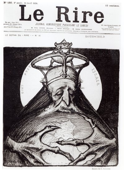 Caricature of the Family Rothschild from 
