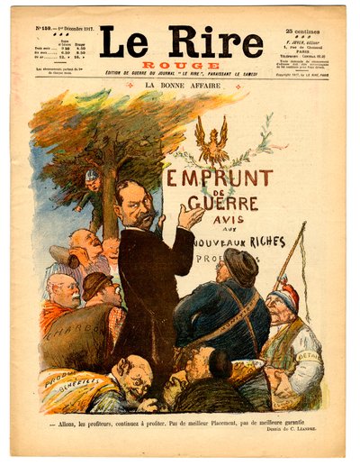 Cover of Le Lire rouge, Satirical in Colors by Charles Leandre