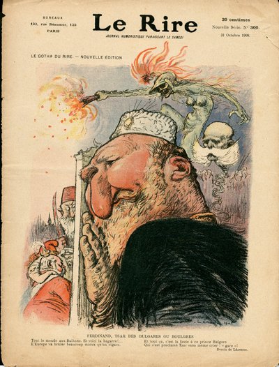 Cover of The Laughter, Satirical in Colors by Charles Leandre