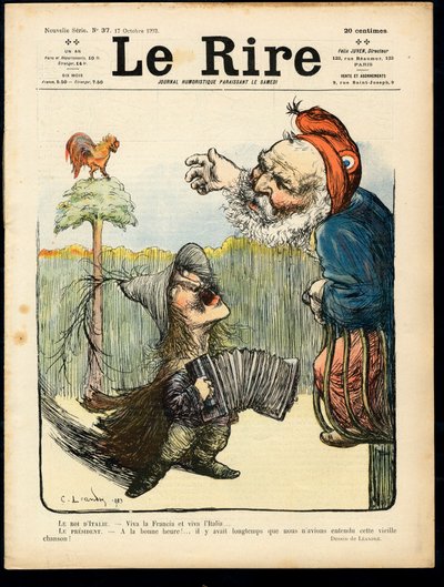 Cover of The Laughter, Satirical in Colors by Charles Leandre