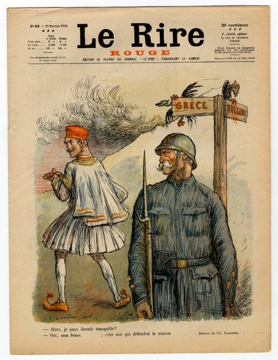 Cover of The Red Laughter, Satirical in Colors by Charles Leandre