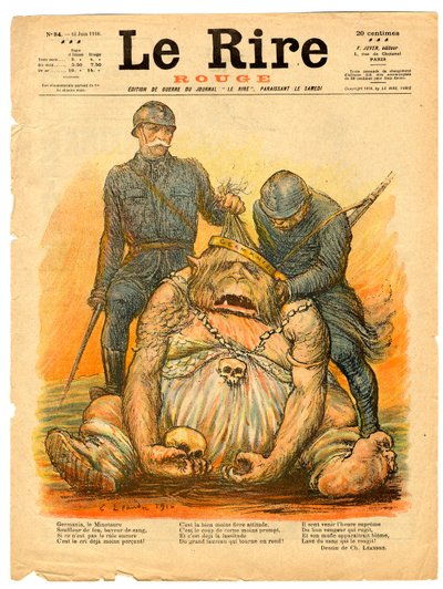 Cover of The Red Laughter, Satirical in Colors by Charles Leandre