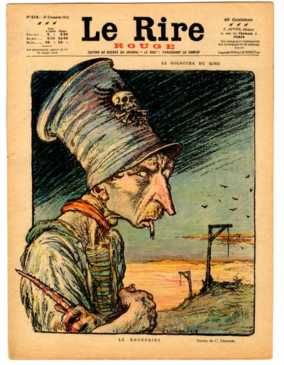 Cover of "The Red Laughter", Satirical in Colors by Charles Leandre