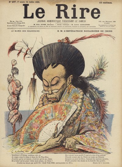 Empress Dowager of China by Charles Leandre