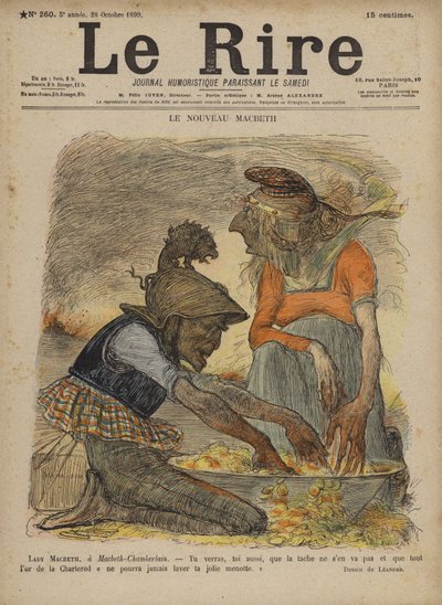 Illustration for Le Rire by Charles Leandre
