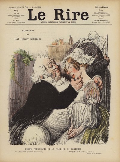 Illustration for Le Rire by Charles Leandre