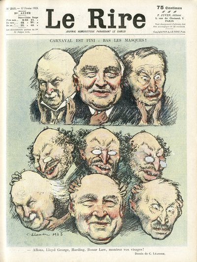 Illustration of Charles Leandre for the Cover of Le Rire by Charles Leandre